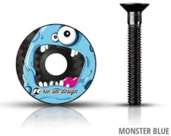 Stem:Cap - Capuchon Ahead 11 Stem:Cap - Capuchon Ahead -Vélos Matériel Magasin 03 StemCaps 0006 Monster Blue artikel