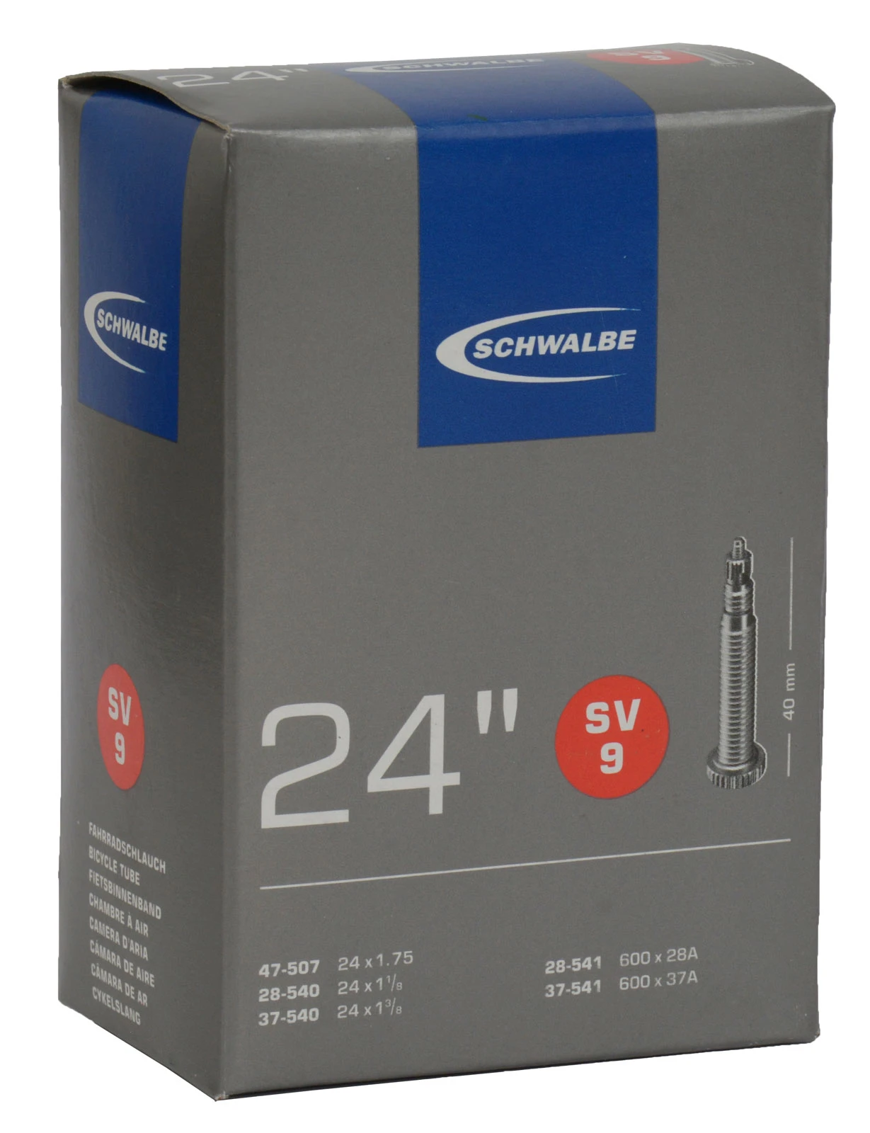 Schwalbe Chambre à Air SV 9 Pour 24 3 Schwalbe Chambre à Air SV 9 Pour 24