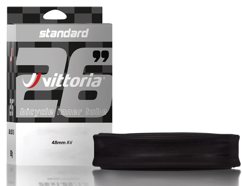 Vittoria Chambre à Air Standard 26" AV 48mm 3 Vittoria Chambre à Air Standard 26" AV 48mm