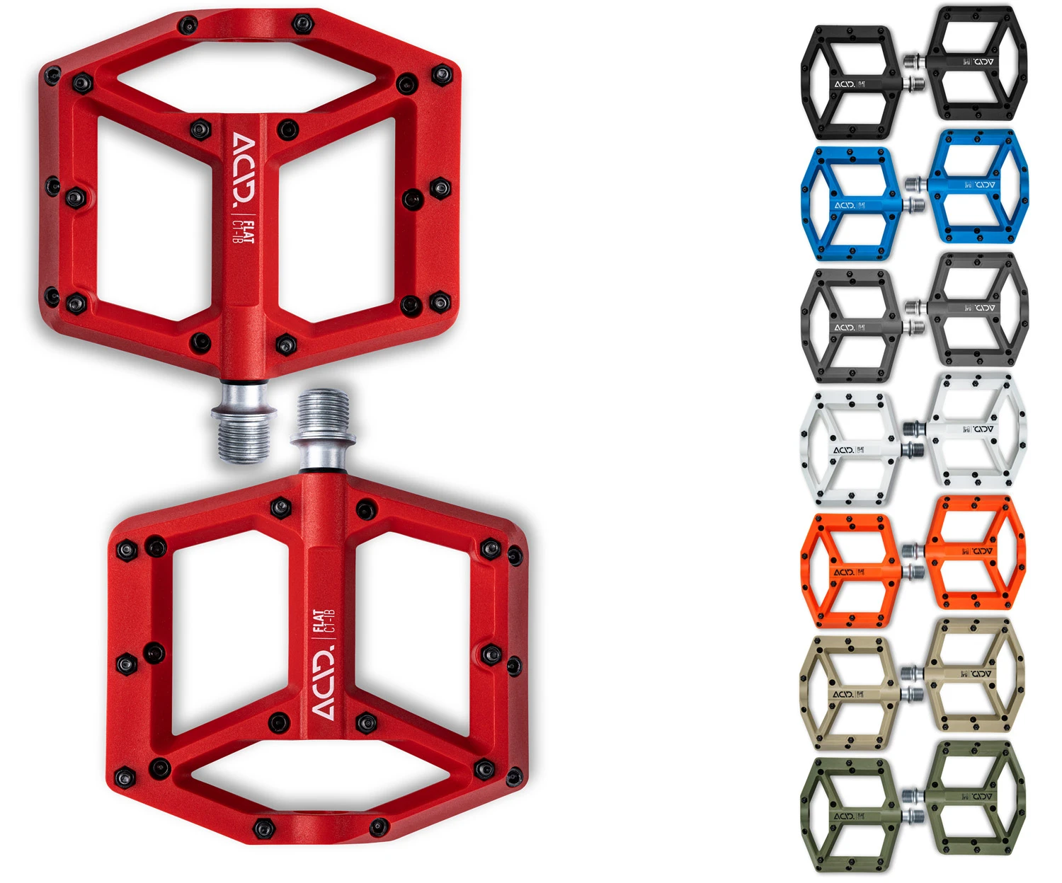 ACID Pédales De Plate-forme FLAT C1-IB 3 ACID Pédales De Plate-forme FLAT C1-IB