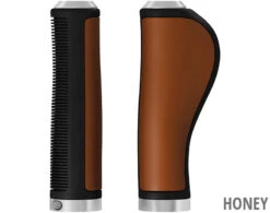 BROOKS Poignées Ergonomic Leather Grips -Vélos Matériel Magasin Brooks Ergonomic Leather Grips honey 8021890579157