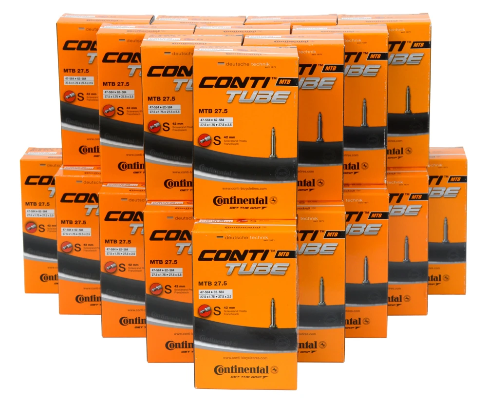 Continental Chambre à Air MTB 27.5 S42 (25 Pièces) 3 Continental Chambre à Air MTB 27.5 S42 (25 Pièces)