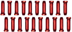 Katana Câble De Commande / Câble De Frein Intérieur Embouts (20 Pièces) -Vélos Matériel Magasin Katana Endkappen 20 rot
