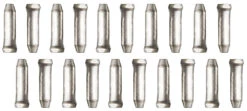 Katana Câble De Commande / Câble De Frein Intérieur Embouts (20 Pièces) -Vélos Matériel Magasin Katana Endkappen 20 silber