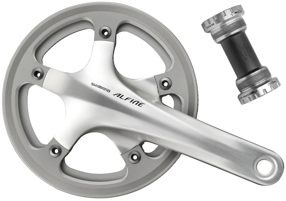 Shimano Manivelle ALFINE FC-S501 Avec Un Seul Anneau De Protection De La Chaîne 3 Shimano Manivelle ALFINE FC-S501 Avec Un Seul Anneau De Protection De La Chaîne