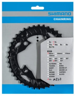 Shimano FC-M523 Plateau De Pédalier -Vélos Matériel Magasin Shimano FC M523 Kettenblatt 40T AN KSR Y1PY98030