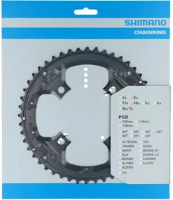 Shimano FC-T6010 Plateau 48T Pour Garde-Chaîne -Vélos Matériel Magasin Shimano FC T6010 Kettenblatt 48 Zahne fur Kettenschutzring silver Y1WE98020