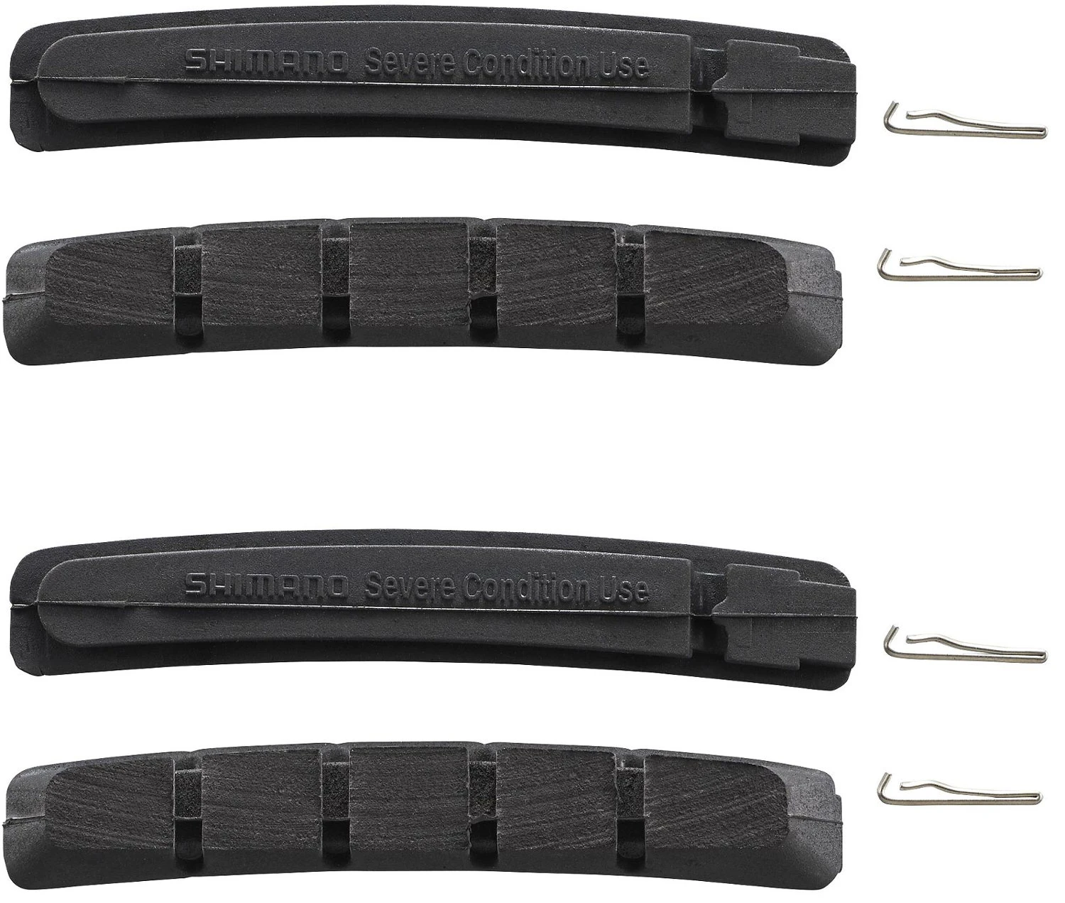 Shimano M70R2 Plaquettes De Frein Pour Patins De Frein à Cartouche (2 Paires) 3 Shimano M70R2 Plaquettes De Frein Pour Patins De Frein à Cartouche (2 Paires)