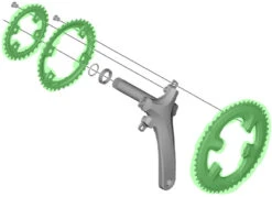 Shimano SORA FC-R3030 Plateau -Vélos Matériel Magasin Shimano SORA FC R3030 Kettenblatt