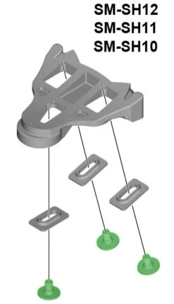 Shimano Vis De Plaque De Chaussure M5 X 8mm Pour SM-SH10/11/12 -Vélos Matériel Magasin Shimano SPD SL Cleats