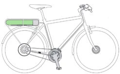 Shimano Batterie STEPS BT-E6001 504Wh Pour Montage Sur Le Porte-bagages -Vélos Matériel Magasin Shimano STEPS BT E6001 504Wh Akku fur Gepacktragermontage