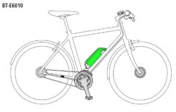 Shimano Batterie STEPS BT-E6010 418Wh Pour Montage Sur Cadre -Vélos Matériel Magasin Shimano STEPS BT E6010 418Wh Akku fur Rahmenmontage a