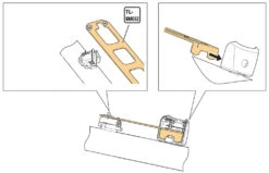 Shimano TL-BME02 Gabarit Pour Support De Batterie STEPS BM-E8010/E8016 9 Shimano TL-BME02 Gabarit Pour Support De Batterie STEPS BM-E8010/E8016 -Vélos Matériel Magasin Shimano TL BME02 YEZY00014 d