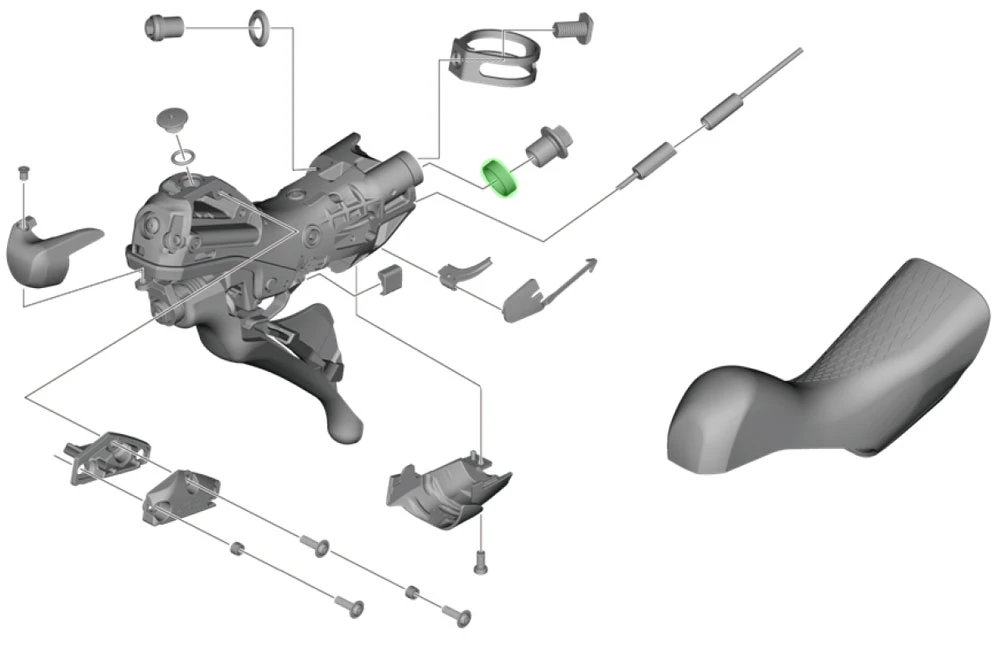 Shimano Bague De Connexion DURA ACE/ULTEGRA/105 Pour STI 4 Shimano Bague De Connexion DURA ACE/ULTEGRA/105 Pour STI – Image 2