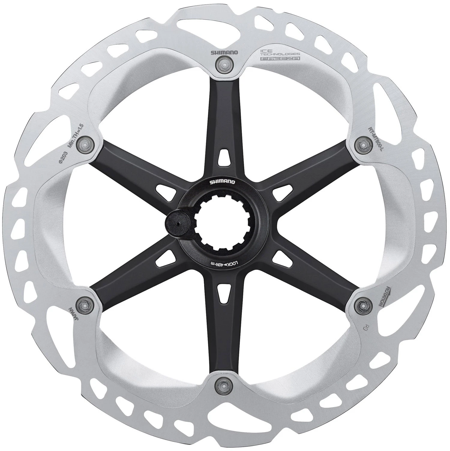 Shimano RT-MT800 Center-Lock Rotor à Disque Avec Aimant 6 Shimano RT-MT800 Center-Lock Rotor à Disque Avec Aimant – Image 4