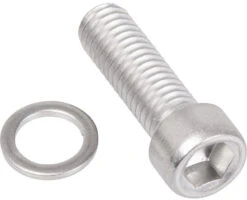 Shimano Vis De Serrage (M6 X 19) Avec Rondelle Pour Bras De Manivelle