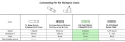 Shimano Axe De Connexion De La Chaîne à 9 Vitesses 11 Shimano Axe De Connexion De La Chaîne à 9 Vitesses -Vélos Matériel Magasin Shimano 9 fach Kettennietstift 20073577 e