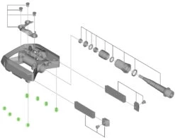 Shimano Pins De Rechange Pour PD-T8000 / PD-EH500 (8 Pièces) -Vélos Matériel Magasin Shimano Ersatzpins fur PD T8000 8 Stuck 20050604 c