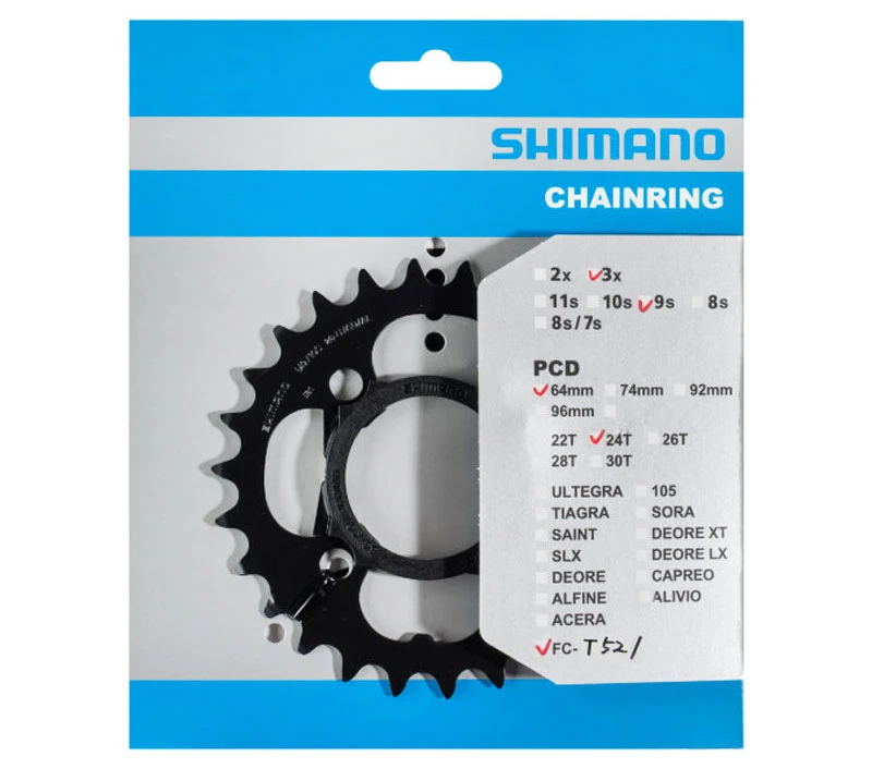 Shimano Plateau Pour FC-T521 44/32/24 Dents 3 Shimano Plateau Pour FC-T521 44/32/24 Dents