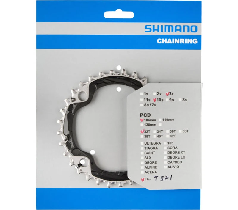 Shimano Plateau Pour FC-T521 44/32/24 Dents 4 Shimano Plateau Pour FC-T521 44/32/24 Dents – Image 2