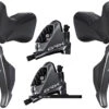 Shimano GRX Di2 ST-RX815+BR-RX810 Kit De Freins à Disque 2x11 Vitesses -Vélos Matériel Magasin Shimano GRX Di2 ST RX815 BR RX810 2x11 fach Scheibenbremsen Set