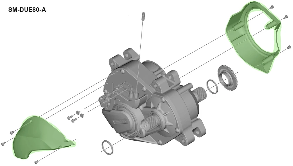 Shimano STEPS SM-DUE80-A Boîtier Pour DU-E8000 Type-A 6 Shimano STEPS SM-DUE80-A Boîtier Pour DU-E8000 Type-A – Image 4