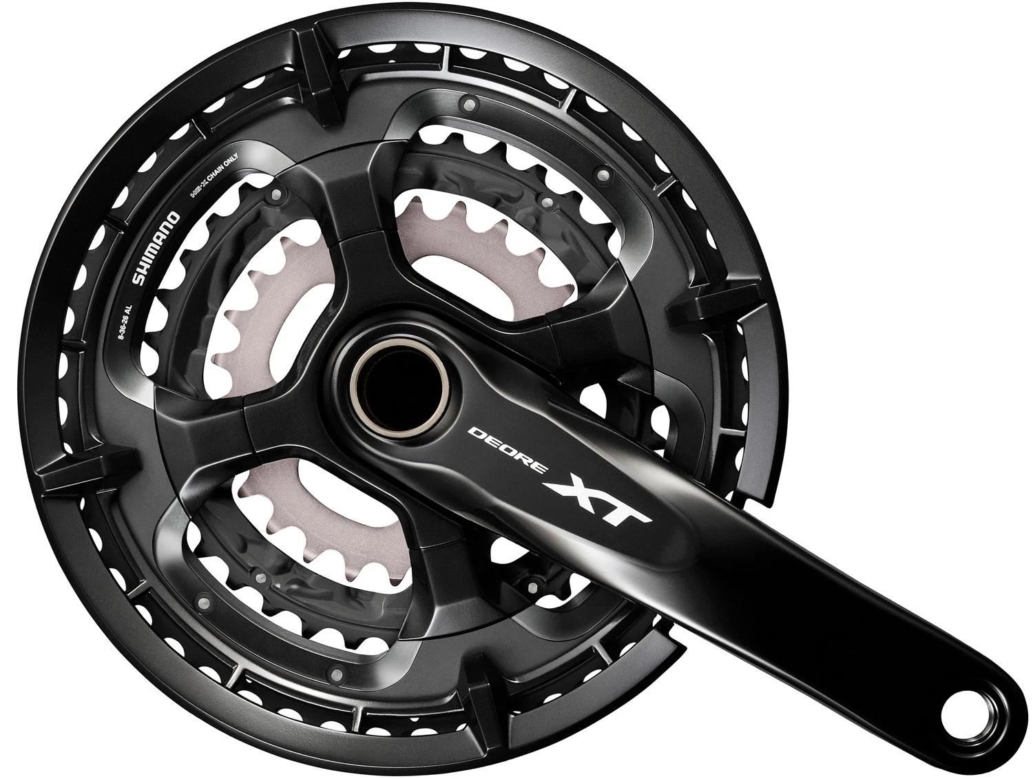 Shimano XT FC-T8000 Manivelle 10 Vitesses 48/36/26 170mm 3 Shimano XT FC-T8000 Manivelle 10 Vitesses 48/36/26 170mm