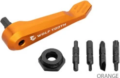 Axle Handle Multitool -Vélos Matériel Magasin Wolf Tooth Axle Handle Multi Tool Orange 4