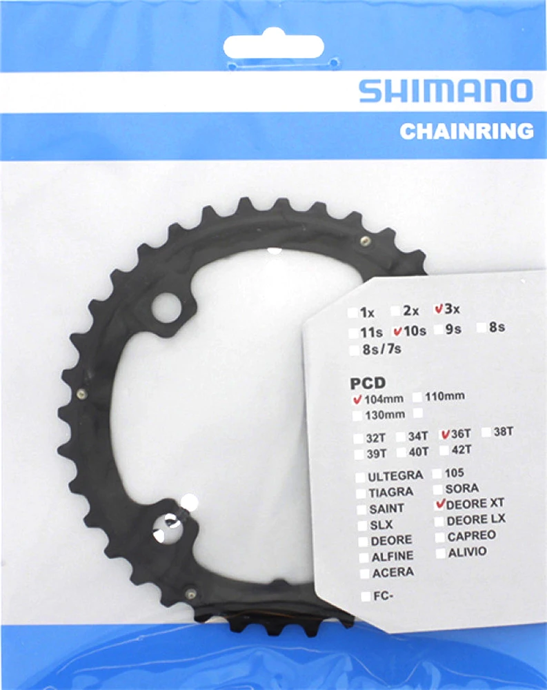 Shimano Plateau XT Pour FC-T780/T781/FC-M670 36T (AL) 5 Shimano Plateau XT Pour FC-T780/T781/FC-M670 36T (AL) – Image 3