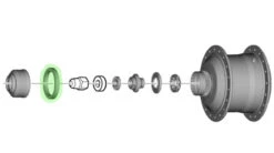 Shimano Bague D'espacement Center-Lock Pour Moyeux De Transmission ALFINE -Vélos Matériel Magasin Y37R82000 3