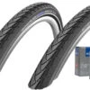Schwalbe Marathon Plus 37-622 + Chambre à Air SV17 Set 1 Schwalbe Marathon Plus 37-622 + Chambre à Air SV17 Set -Vélos Matériel Magasin schwalbe marathon plus 37 622 sv17 2er set